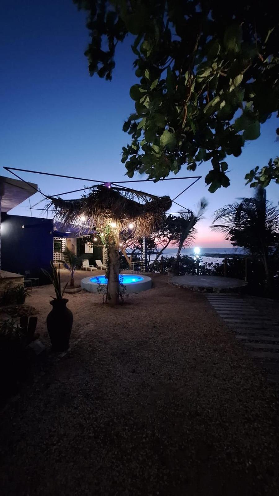 Habitacion Y Alberca Frente Al Mar Лерма Экстерьер фото